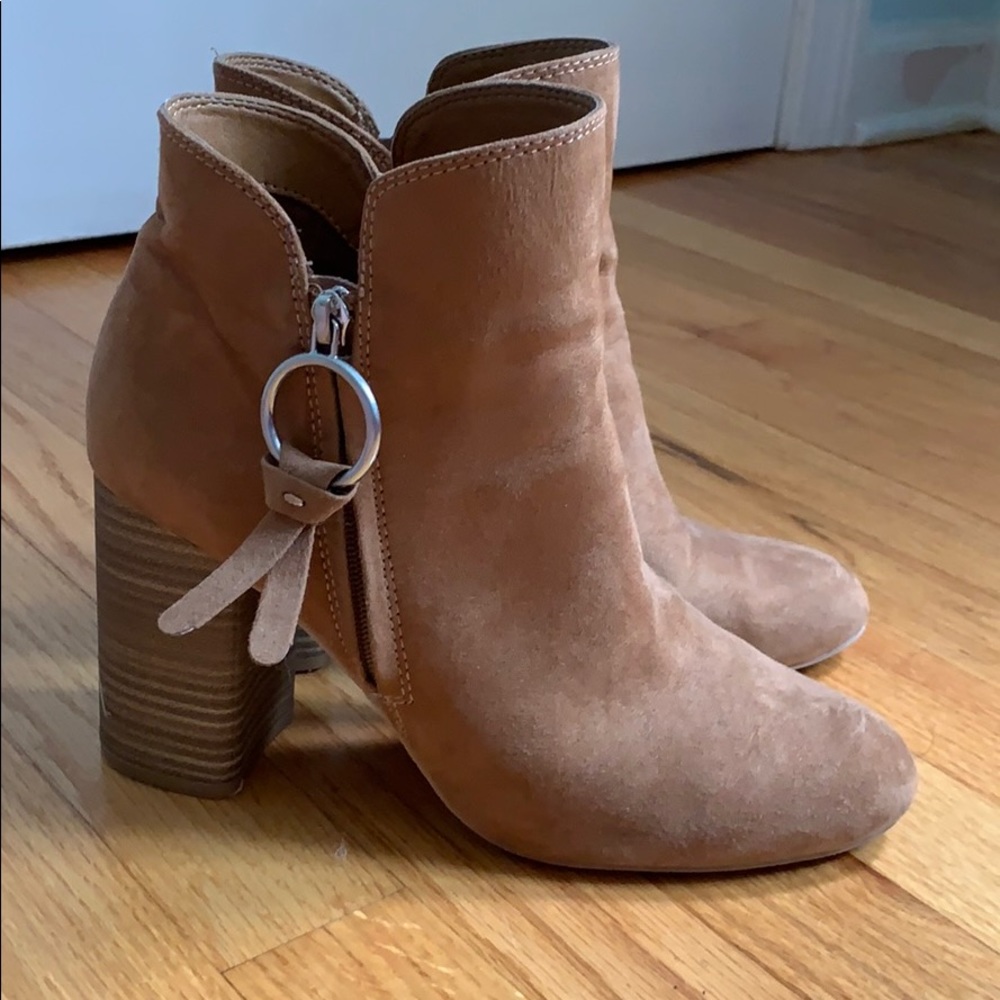Dolce Vita Tan Suede Finish Boots